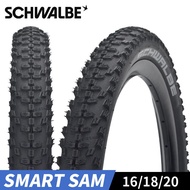 SCHWALBE SMART SAM Small Wheel Bicycle Tire 16x1.5 18x1.5 18x1.85 20x1.85 20x2.35 BMX Bike Tire Off-