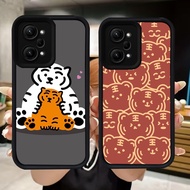 Q57 Tiger soft Casing for Xiaomi Redmi poco X5 F6 F5 Note 12 14T 14 Pro 5G
