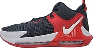 Lebron Witness 7 Basketball Shoes, Black/White-University Red, 7.5 M US
