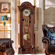 客廳掛鐘德國赫姆勒機械落地鐘歐式別墅立式客廳中式美式擺鐘古典「長贏』