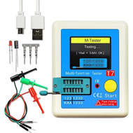แบบพกพา LCR-T7 เครื่องทดสอบทรานซิสเตอร์ TFT Diode Triode Capacitance Meter LCR Meter NPN PNP MOSFET