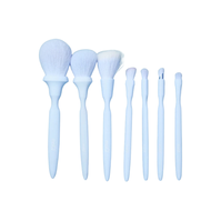 Bộ cọ trang điểm MSQ 8pcs Macaron Makeup Brush Set màu xanh nhạt