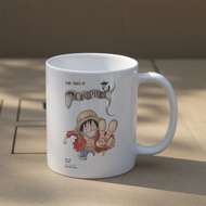 One Piece Monkey D Luffy Cup Glass Mug Cover Comic 04