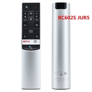 ใหม่ RC602S JUR4 RC602S JUR5สำหรับ For For TCL Smart Voice รีโมทคอนลสำหรับ P4 C4C 6 C8 X4 X7 P8M
