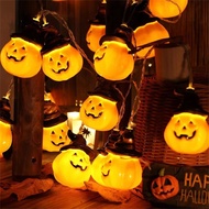 Festive LED Halloween Light String Pumpkin Skull Eye Balls Ghost Festival Party Lantern