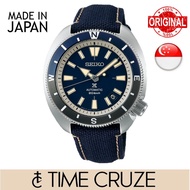 [Time Cruze] Seiko SRPG15J Prospex Tortoise Automatic Japan Made Diver 200M Polyester Strap Blue Dial Men Watch SRPG15J1