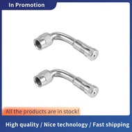 2 Tyre Valve Extension Adaptor Motorcycle Car Tire Stem Extender 90 Degree Angle