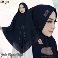 Hijab Jumbo Khimar syar'i jilbab syari ceruty 2 layer