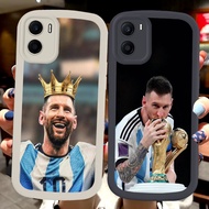J-43 Messi King Soft Cover Case For OPPO A77 A76 A96 A57 A57S A36 A77S K10 A57E