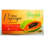 Shurah Papaya Soap ( Whitening Soap) 90g Peel Moist