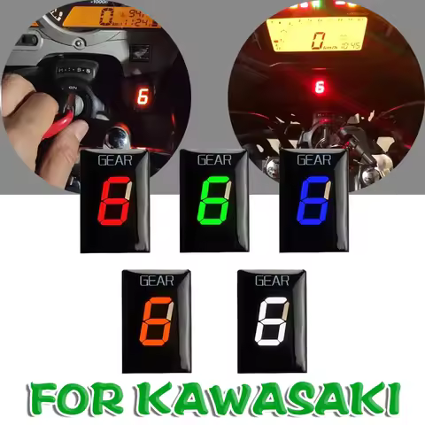 For Kawasaki Z750 2010 2011 2012 Z750R 2011 2012 Z 750 R Motorcycle Accessories LED 1-6 Gear Indicat