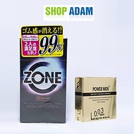 Bao Cao Su Siêu Mỏng 0.01 mm Jex Zone Nhật Bản (Hộp 10 Chiếc) + Bcs Siêu Mỏng Chống Xuất Tinh Sớm Po