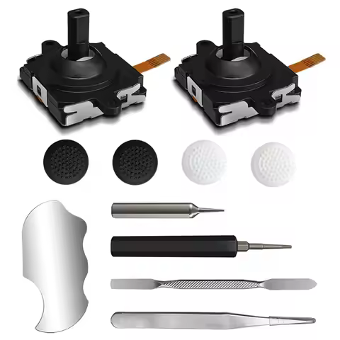 Joystick Replacement Kit for Oculus Quest 2 Controller 3D Analog Joysticks Repair Kit Accessories wi