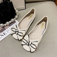 Pointed Flat Shoes  New All-match Plus Size Boat Shoes Wedding Shoes soft-soled Shoes Rhinestone Pansy Shoes