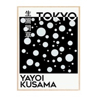 Teche Store Yayoi Kusama Abstract Art Poster Print Japanese Canvas Paintings for Eclectic Exhibition