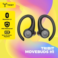 Tribit MoveBuds H1 Wireless Earbuds IPX8 Waterproof 65H Playtime with Anti-Bacteria Ear Tips Bluetoo