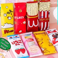 【28 cartoon snacks pencil cases party goodie bags pen bag birthday gift for kids teens student pen pouch Stationery Bag school supplies children gift