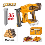 INGCO เครื่องยิงตะปูไร้สาย 20 โวลต์ รุ่น CBNLI2005 อัตราการยิง 2 ชิ้น/วินาที ชนิดตะปู F15~F35 ไม่รวม