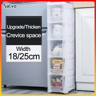 18/25cm Storage Cabinet Large Capacity Portable Transparent Storage Box Foldable Stackable Multipurp