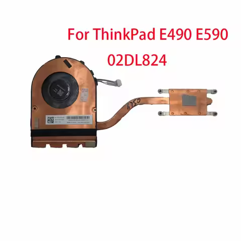Laptop CPU FAN&Heatsink For Lenovo For ThinkPad E490 E590 02DL824 02DL825 BAPA0706R5H Y001 UMA New