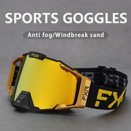 FXR COMBAT Motocross Helmet Goggles FXR Racing Motorcycle Glasses MTB Dirt Bike Skiing Goggles Doubl