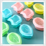 8 Pcs Plastic Ice Cube Maker Puree Mold Container Lid Baby Food Puree Mold Container Ice Tray Ice Cream YO