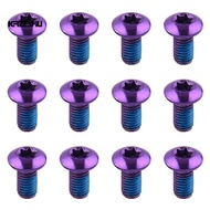 12Pcs Bolany Chainring Bolts Anti-rust Fade-less Bike Parts Bike Crank Fixing Bolt Kit for Bicycle