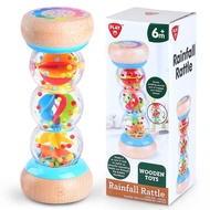 Rainmaker - Montessori Baby Toys for 6-12 Months 1 Year Old, Newborn Baby Rattle Shaker Sensory Toy,