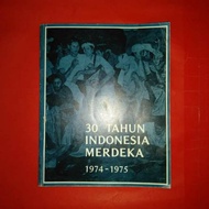 Old book 30 years of Indonesia independent book 4