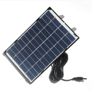 20w12v Solar Panel Outdoor Camera Security Surveillance Garden Light Solar Charging Panel DC5521 Out