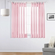 Barabam [Per Pcs] Hook Type Modern Curtain Door Curtain Window Curtain Shop Window Background 100*130cm
