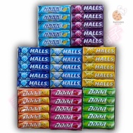 Thailand Imported Original Packaging HALLS HALLS Mint Candy Midnight Storm Bar Packaging Extra Stron