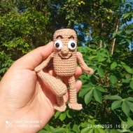 GANTUNGAN Tung Tung Sahur Amigurumi | Anomali Sahur Keychain