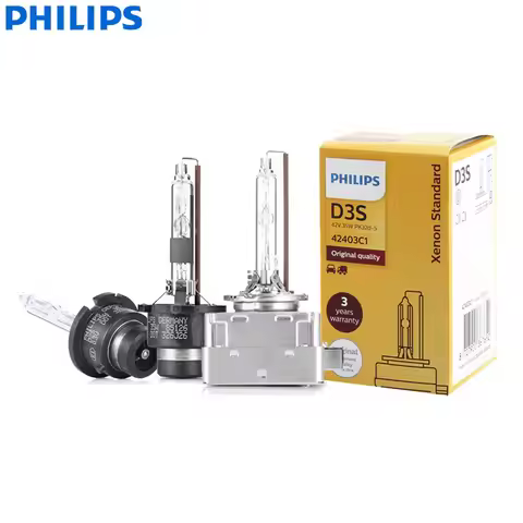 Philips Xenon Standard D1S D2S D2R D3S D4S 35W Original Xenon HID Headlight Car Bulb Auto Lamp ECE O