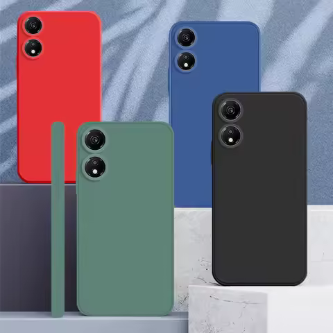 For Honor X5 Plus Case Honor X5 Plus X7A X7B Cover Soft Liquid Silicone Bumper Protective Phone Case