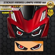 VARIO 160 LIGHT STICKER NEW VARIO 160 MOTORCYCLE HEADLIGHT STICKER/ - VARIO 160 HEADLIGHT EYEBROW ST