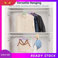 [ap4l43.] 30 Pcs Travel Hangers Cruise Ship Essentials Foldable Plastic Hangers Cruise Essentials fo