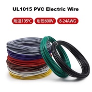 UL1015 PVC Electric Wire 24AWG  22AWG  20AWG 18AWG ~8AWG  PVC Insulated Lamp Lighting Copper Cable L