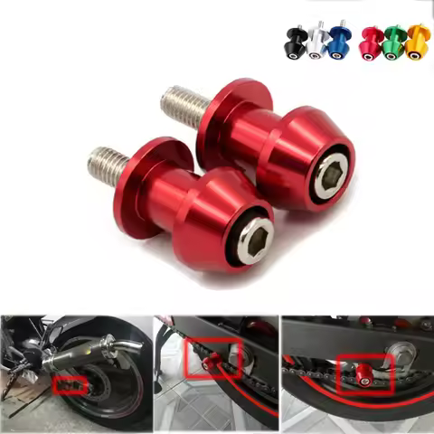 8mm Swingarm Spools Sliders Swing Screw Stands For Honda CBR 600 954 RR Suzuki GSXR 600 750 1000 K1 