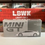 Mini GT 704 Bugatti EB110 Grigio Chiaro