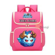Yeti Blox Fruits Roblox Character Children's Backpack Kindergarten/ Elementary School Children's Bac