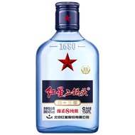 Production of Hongxing Erguotou Liquor in Beijing, small blue bottle, 43 degrees, 53 degrees, Mianru