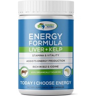 GRASSLAND NUTRITION Grass Fed Beef Liver with Wild Harvested Kelp 100% Organically/Halal Sourced 2-i