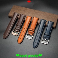 Strap Suitable for FOSSIL FOSSIL Strap FS4735 FS4812 Genuine Leather Cowhide Flat Men 22mm Watch Bra