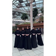 NAYASTYLE - ZEYRA ABAYA BLACK SERIES Abaya Abaya Dubai Abaya Dress Jubah Abaya Abaya Dubai Exclusive