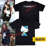 Kpop NJ Hyein hello kitu korean t-shirt BLUE CLOTHES