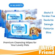 WHOLESALE NOONA Pet Wet Wipes Cat Dog Pet Wet Wipes Baby Powder Scented