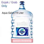 USED GALLON EMPTYAQUA WITHOUT WASTE MINERAL WATER SPECIALSurabaya FOR GOJEK/GRAB 19L 19 LITER 19LT 1