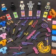 minecraft toy minecraft Suitable for Lego Minecraft Building Blocks Minifigure Weapon Diamond Sword 