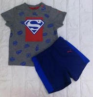 訂價1280🔥PUMA--中小童超人superman限量聯名款套裝/親子款/兄弟款 尺寸:80~104公分850273